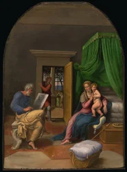 Saint Luke Drawing the Virgin and Christ Child