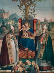 Virgin and Child with Saint Lorenzo Giustiniani and Zeno, 1874, 1903