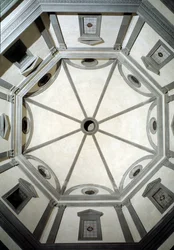 View of the Octagonal Sacristy Built on Project by Giuliano da Sangallo