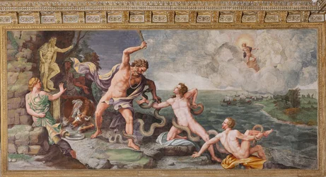 Laocoon and His Sons Being Attacked by Serpents, The Trojan Horse, Chamber of Troy