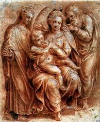 Holy Family with a Virgin Martyr