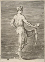 Flayed Man Seen from Behind