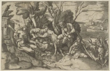 Jupiter Nursed by the Goat Amalthea