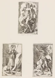 Mercurius, from Planets, Plate 6, 1530-70