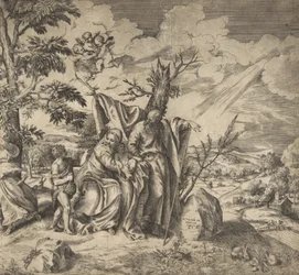 The Rest of the Holy Family on Their Flight to Egypt