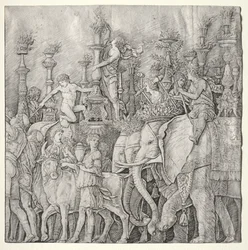 The Triumphs of Caesar: The Elephants, c. 1485-1490