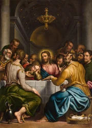 Chapel of the SS Sacrament, Second Span North Side, Last Supper 1569