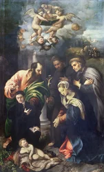 The Nativity with Saints Matthias, Anthony of Padua, Blessed Albert of Villa d