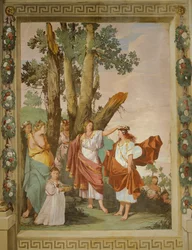 Crowning of the nymph Amaryllis, winner of the race
