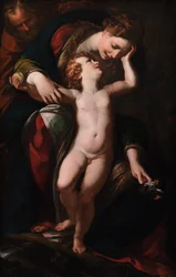 The Holy Family. The Rest on the Flight into Egypt