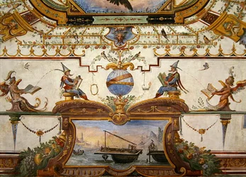Ceiling Panel from the Stanzino delle Matematiche