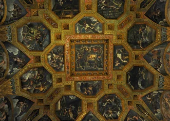 Fresco (detail) from the Chamber of Amor and Psyche, 1526-1534
