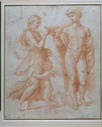 Mercury offers the Cup of Immortality to Psyche