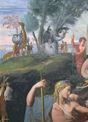 The Noble Banquet Celebrating the Marriage of Cupid and Psyche (detail)