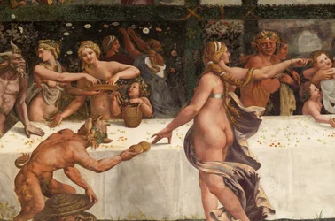 Wedding Feast of Cupid and Psyche (detail)
