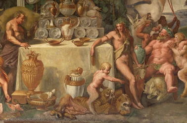 Wedding Feast of Cupid and Psyche (detail)
