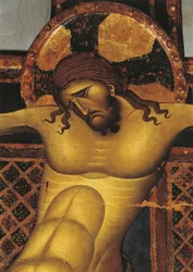 Close-up of a Mural of Jesus Christ, St. Dominic Church, Bologna