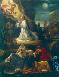 Jesus in Garden, scene from Passion of Jesus by Giuseppe Cesari