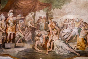 Rape of the Sabine Women (detail)