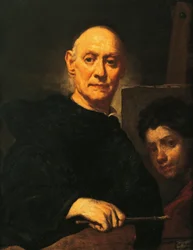 Self Portrait in the Act of Painting