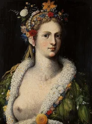 Flora Meretrix. Around 1590