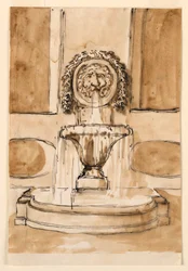 Design for a Wall Fountain
