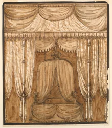 Elevation of a Bed Alcove, ca. 1790
