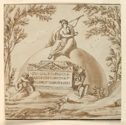 Sepulchral Monument for Astronomer Giovanni B. Fagiuoli