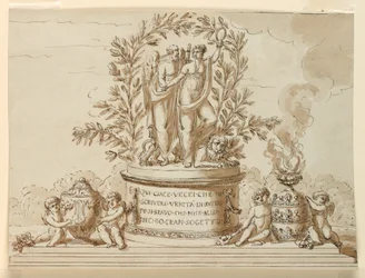 Sepulchral Monument for Writer Vecei