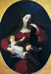 Madonna with child, by Giuseppe Bazzani