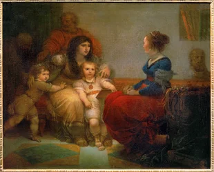 Cornelia, Mother of the Gracchi with Her Sons Tiberius and Gaius, and Her Daughter Sempronia