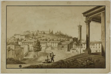 View of Piazza in Fiesole