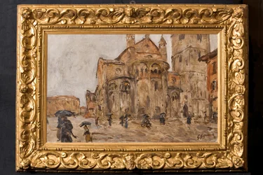 Piazza Grande in the Rain