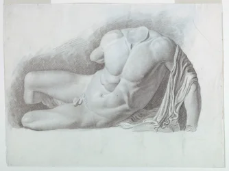 Academic Study of a Cast of a Classical Nude