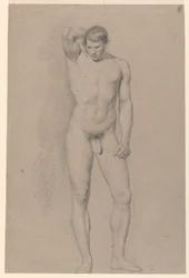Academic Study of a Male Nude