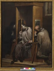 St John of Nepomuk Hears Confession from the Queen of Bohemia
