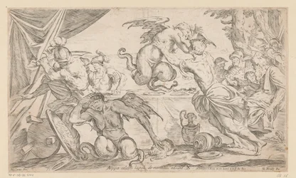 Aeneas and His Companions Fighting the Harpies, Wanderings of Aeneas (series title)