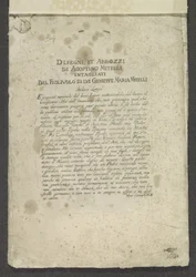Title Page with Foreword and Dedication (Ornaments series) (Disegni, et Abbozzi di Agostino Mitelli Intagliati Dal Figluolo di Lui Gioseppe Maria Mitelli)