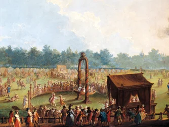 Celebration at Cascine in Honor of Ferdinand III, Games in Meadow of Great Oak