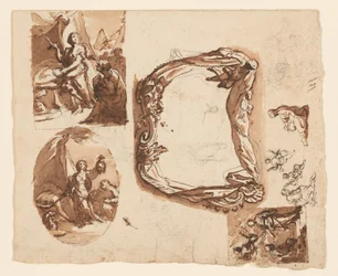 Judith and Holofernes and Other Studies (recto); Diana and Endymion (verso)