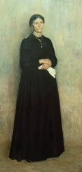 Portrait of his mother