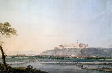 French army crosses Scrivia, Napoleonic wars