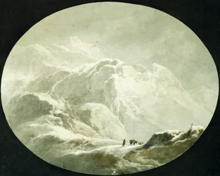 Snow Covered Alpine Pass