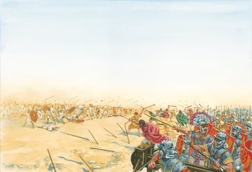 Battle of the Roman and Moorish Armies