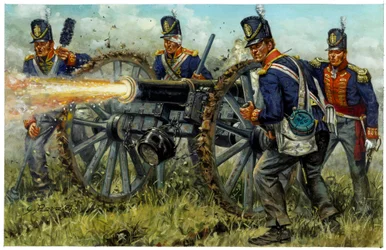First Empire: The Royal Foot Artillery During the Battle of Waterloo on 18th June 1815
