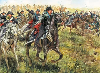 First War of Independence: The Charge of the Carabinieri of the Army of Charles Albert of Sardinia