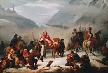 Pope Pius VII Crossing the Alps