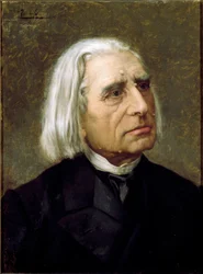 Portrait of the Hungarian Composer and Pianist Franz Liszt (1811-1886)