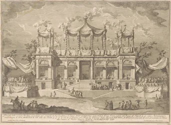 The Seconda Macchina for the Chinea of 1770: The Fish Market Portico