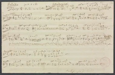 Thematic Index to Attila by Giuseppe Verdi